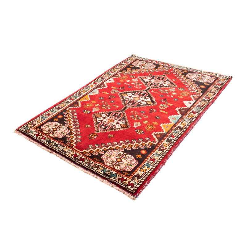 Alfombra persa - Nómada - 167 x 115 cm - rojo oscuro