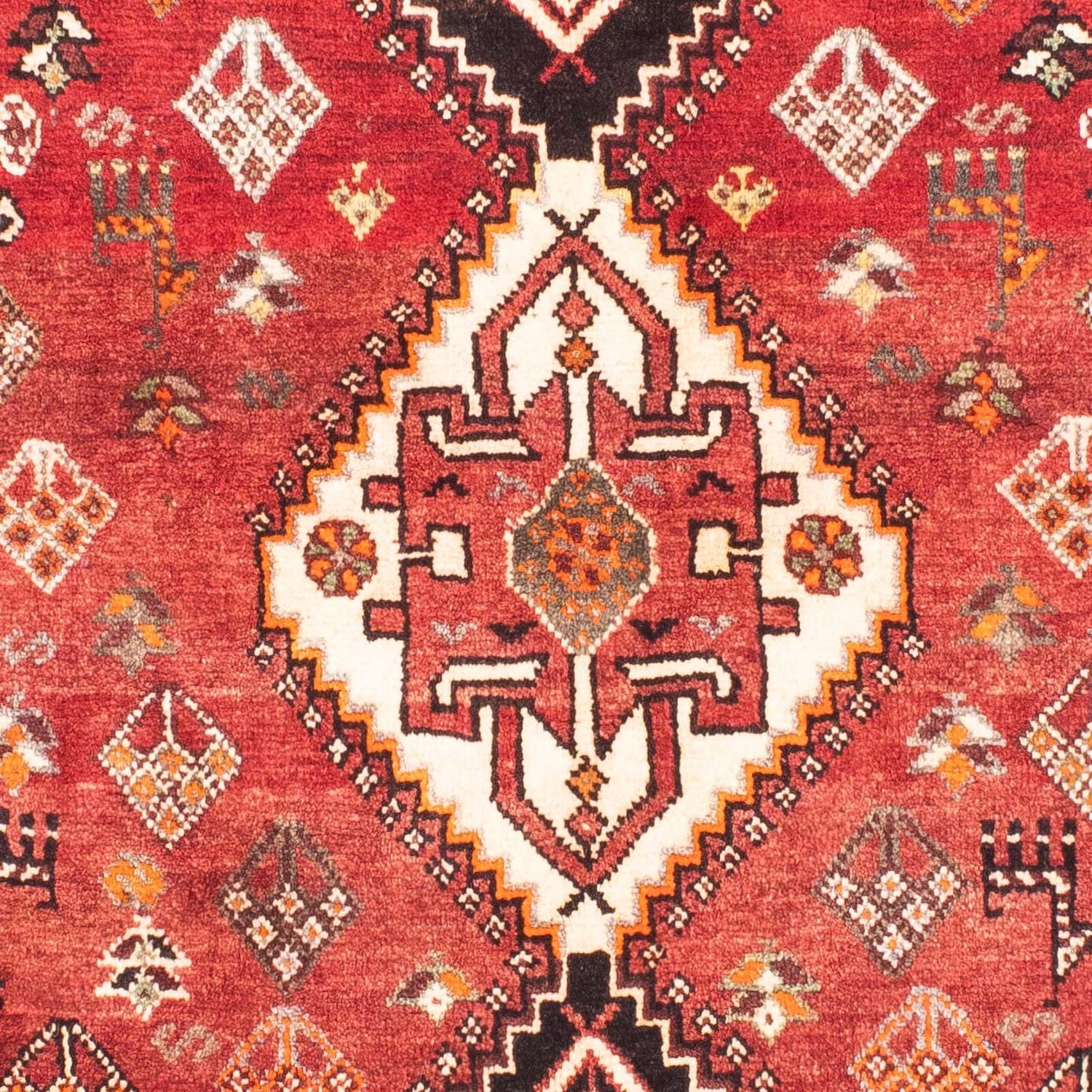 Alfombra persa - Nómada - 176 x 107 cm - rojo oscuro
