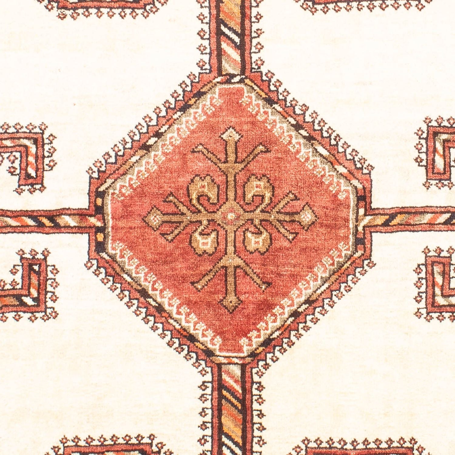 Alfombra persa - Nómada - 152 x 110 cm - beige