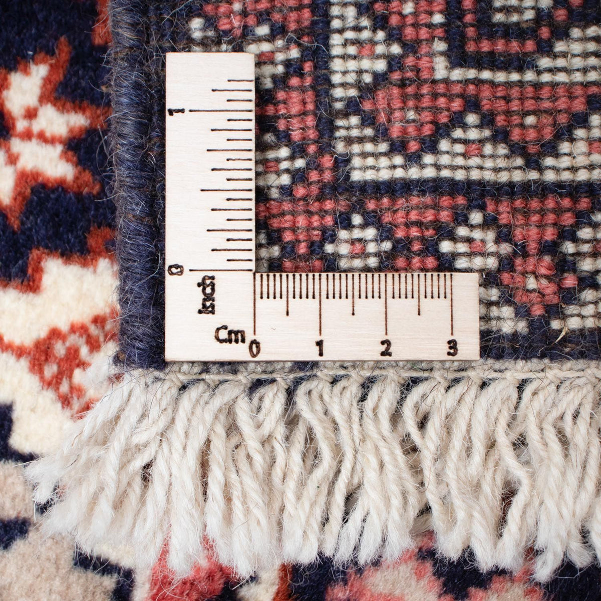 Alfombra persa - Nómada - 142 x 100 cm - azul oscuro