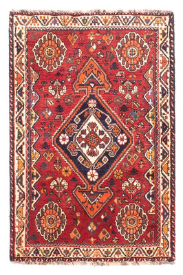 Alfombra persa - Nómada - 152 x 100 cm - rojo oscuro