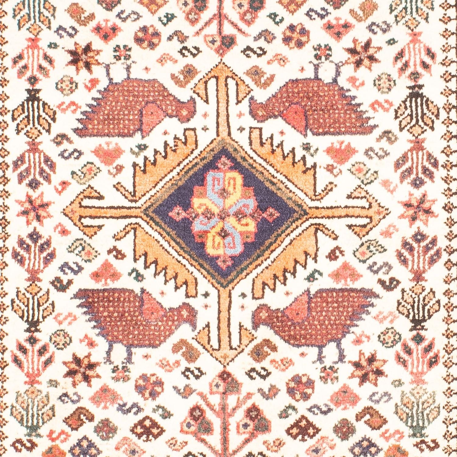 Alfombra persa - Nómada - 162 x 107 cm - beige