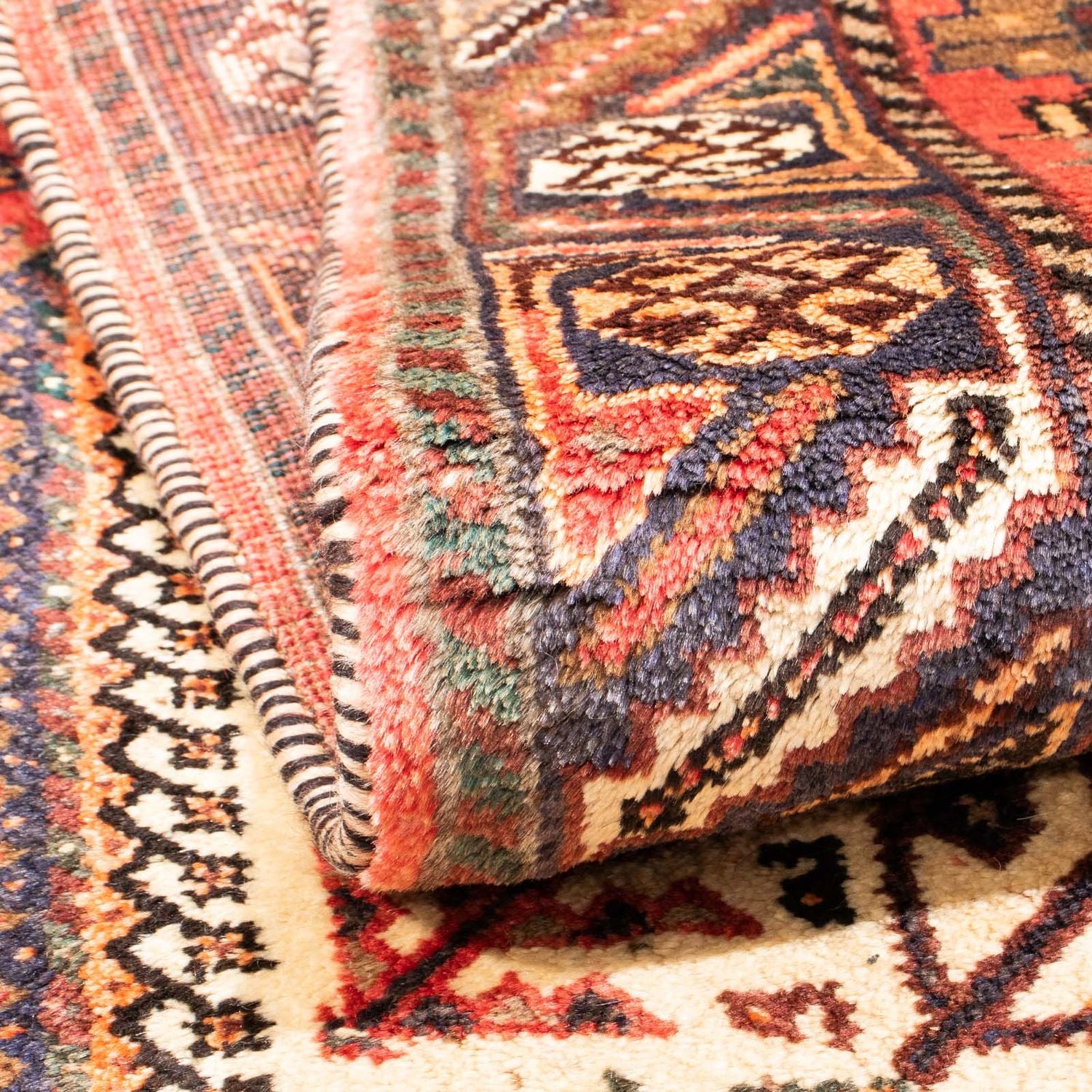 Alfombra persa - Nómada - 162 x 107 cm - beige