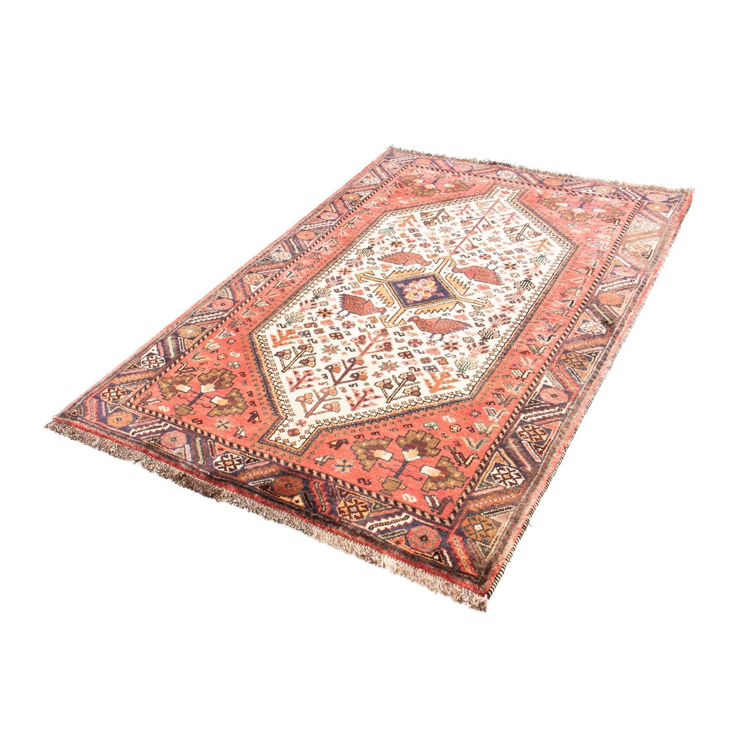 Alfombra persa - Nómada - 162 x 107 cm - beige