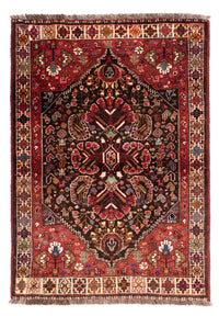 Alfombra persa - Nómada - 160 x 112 cm - azul oscuro