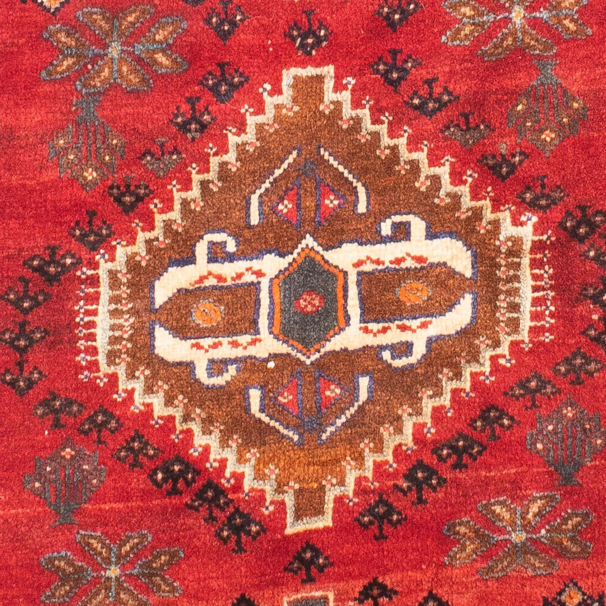 Alfombra persa - Nómada - 144 x 83 cm - rojo