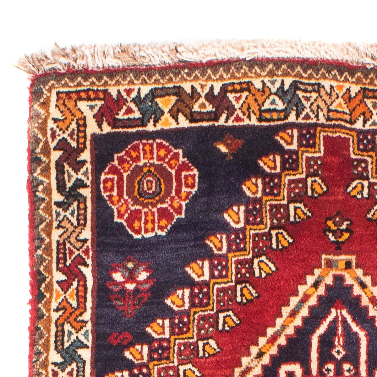 Alfombra de pasillo Alfombra persa - Nómada - 170 x 73 cm - rojo oscuro