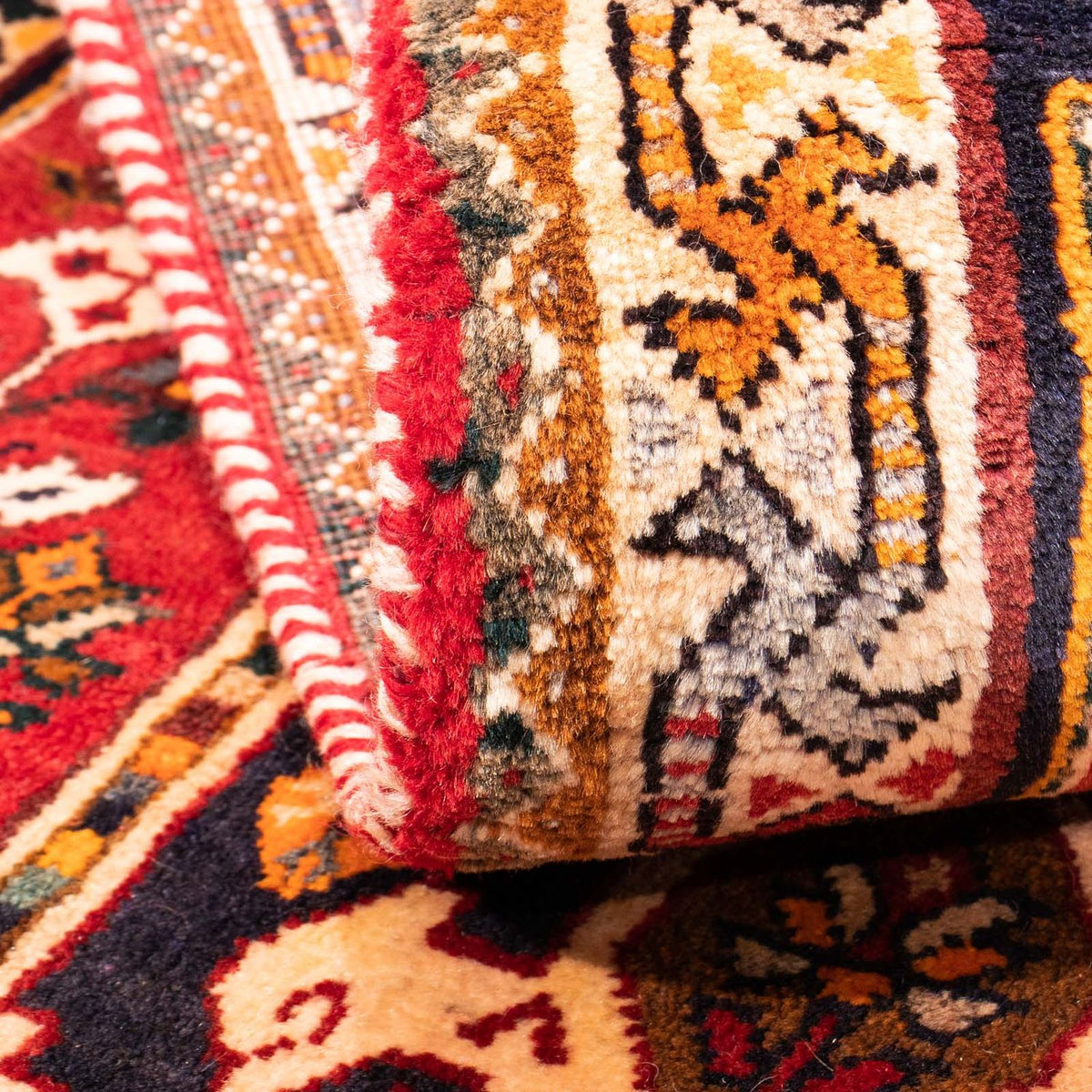 Alfombra de pasillo Alfombra persa - Nómada - 170 x 73 cm - rojo oscuro