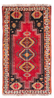 Alfombra persa - Nómada - 160 x 81 cm - rojo oscuro
