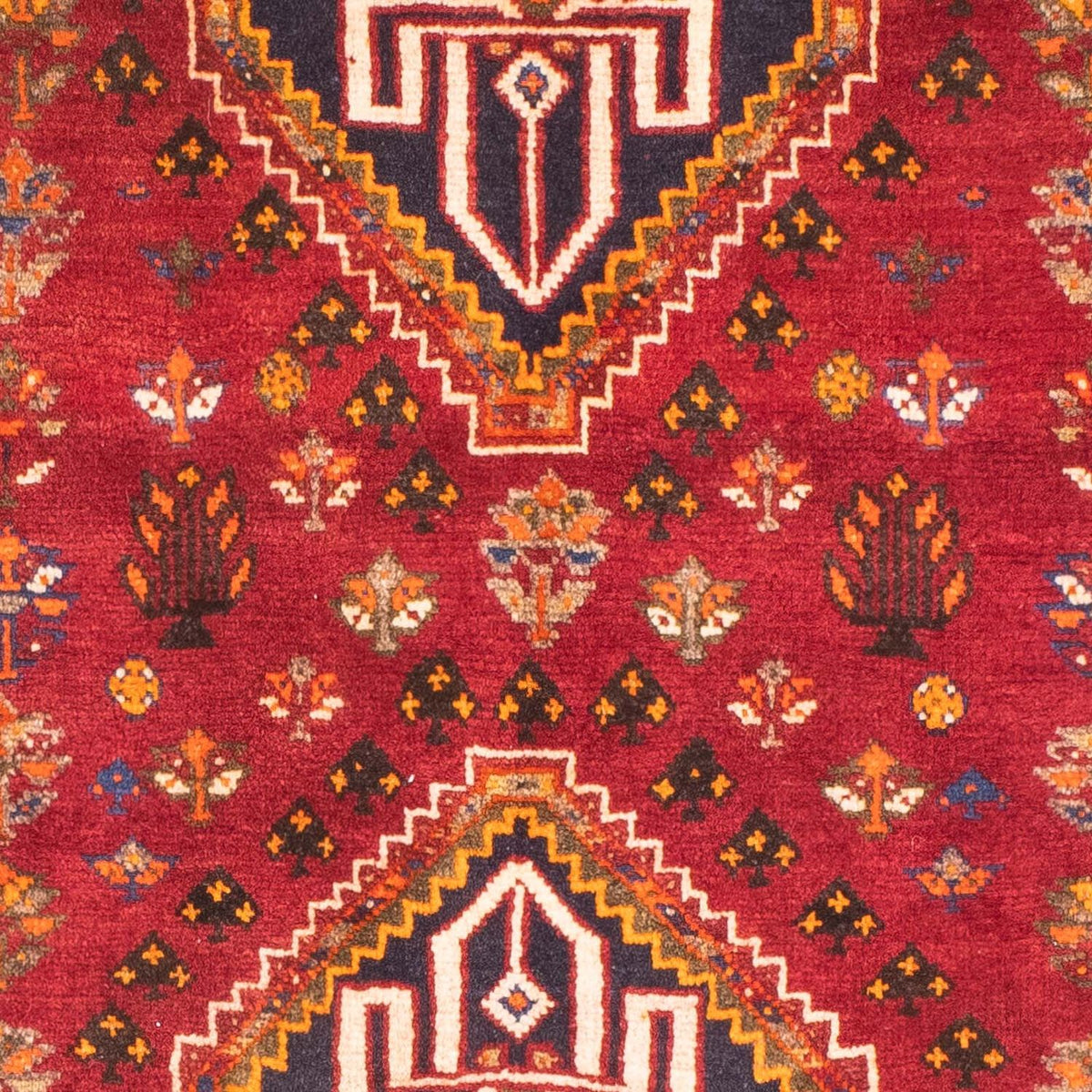 Alfombra persa - Nómada - 156 x 83 cm - rojo oscuro