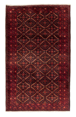 Alfombra Belutsch - 193 x 111 cm - rojo