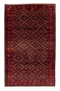 Alfombra Belutsch - 193 x 111 cm - rojo