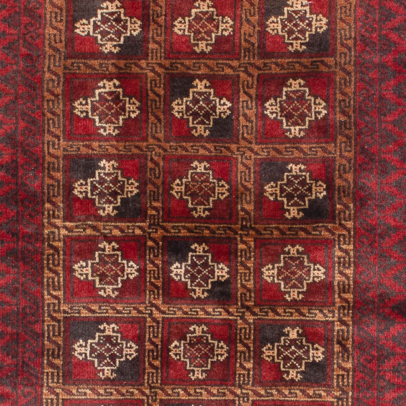 Alfombra Belutsch - 150 x 97 cm - rojo oscuro