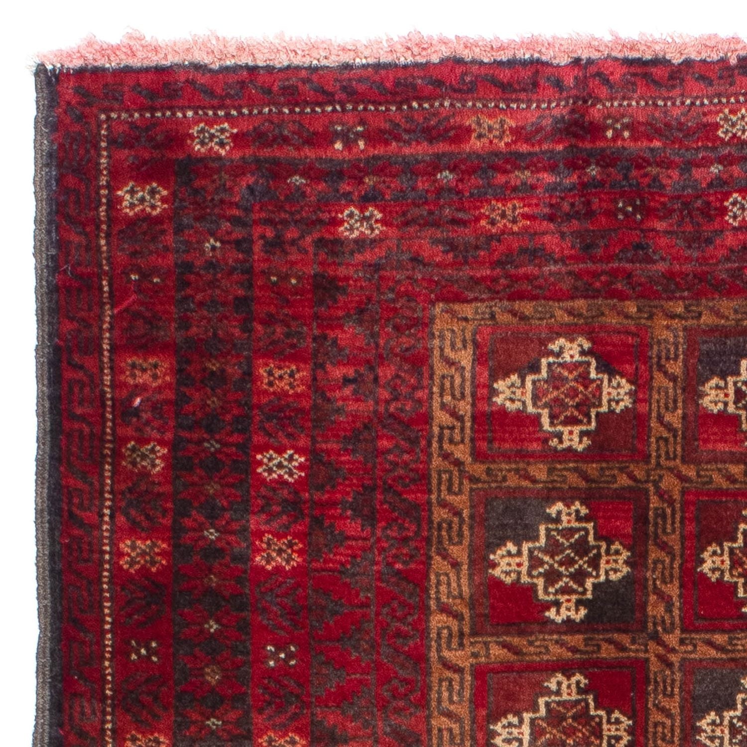 Alfombra Belutsch - 150 x 97 cm - rojo oscuro