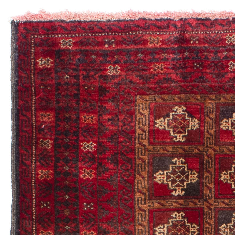 Alfombra Belutsch - 150 x 97 cm - rojo oscuro