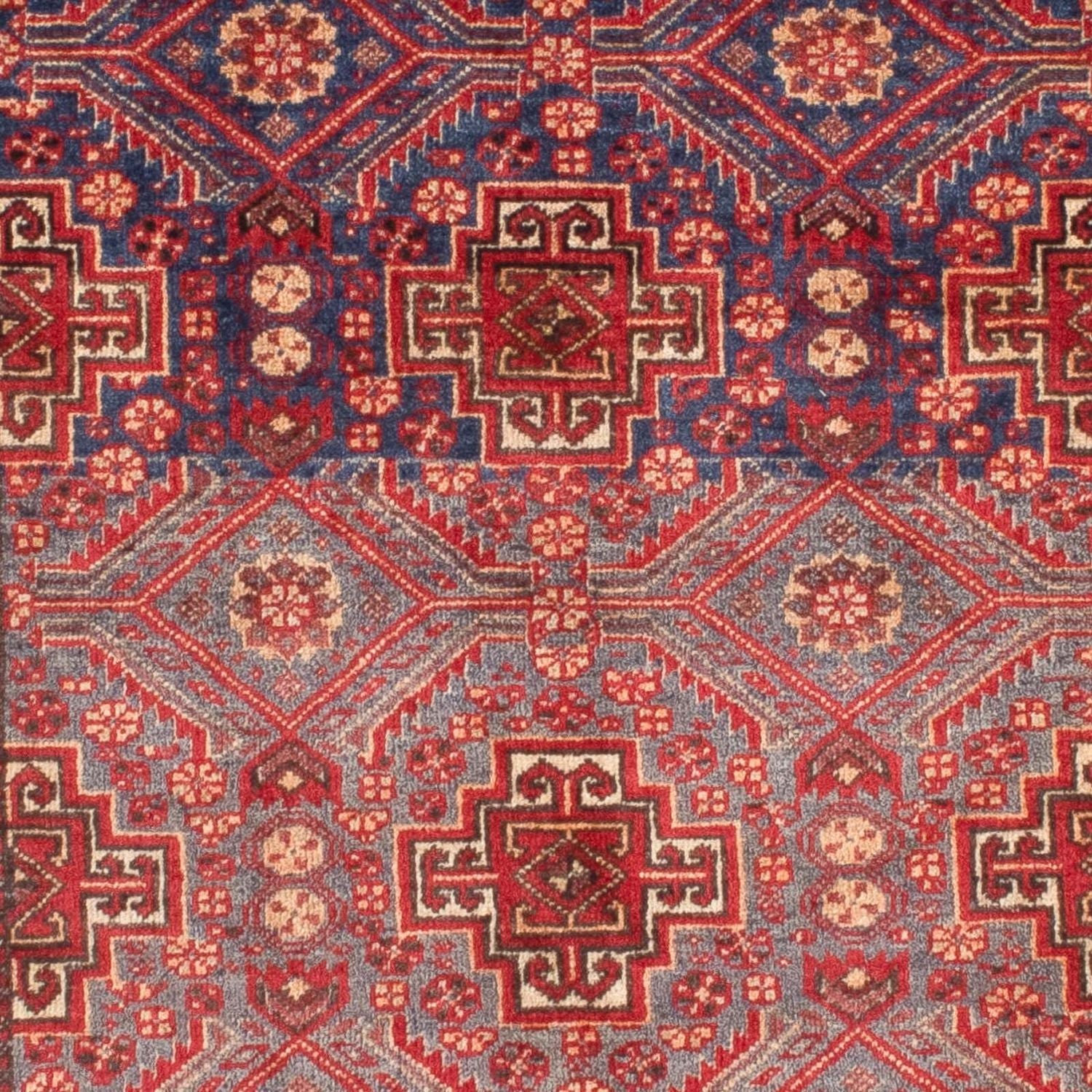 Alfombra de pasillo Alfombra Belutsch - 175 x 92 cm - rojo oscuro