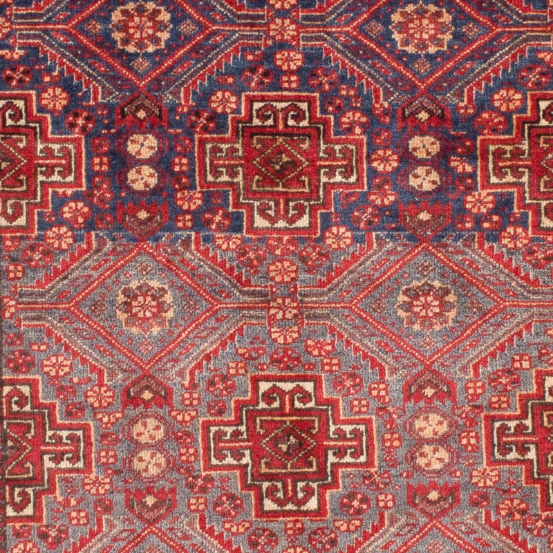 Alfombra de pasillo Alfombra Belutsch - 175 x 92 cm - rojo oscuro