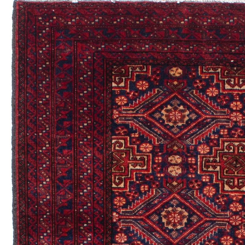 Alfombra de pasillo Alfombra Belutsch - 175 x 92 cm - rojo oscuro