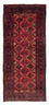 Alfombra de pasillo Alfombra Belutsch - 164 x 80 cm - rojo oscuro