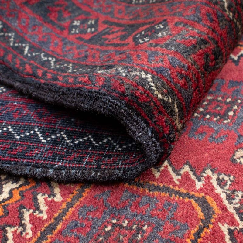 Alfombra de pasillo Alfombra Belutsch - 164 x 80 cm - rojo oscuro