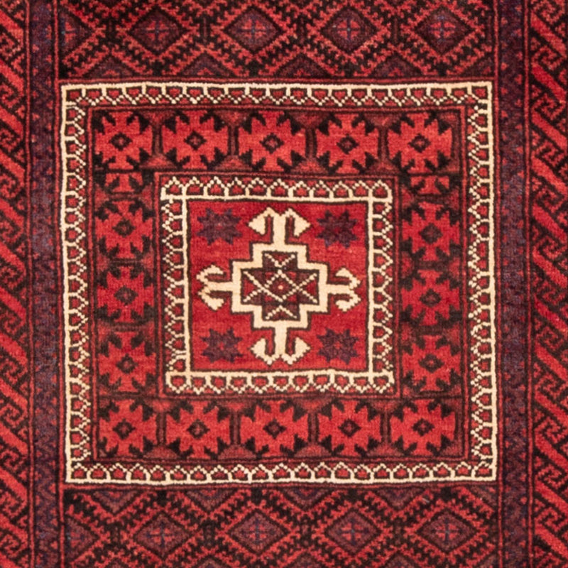 Alfombra de pasillo Alfombra Belutsch - 202 x 108 cm - rojo