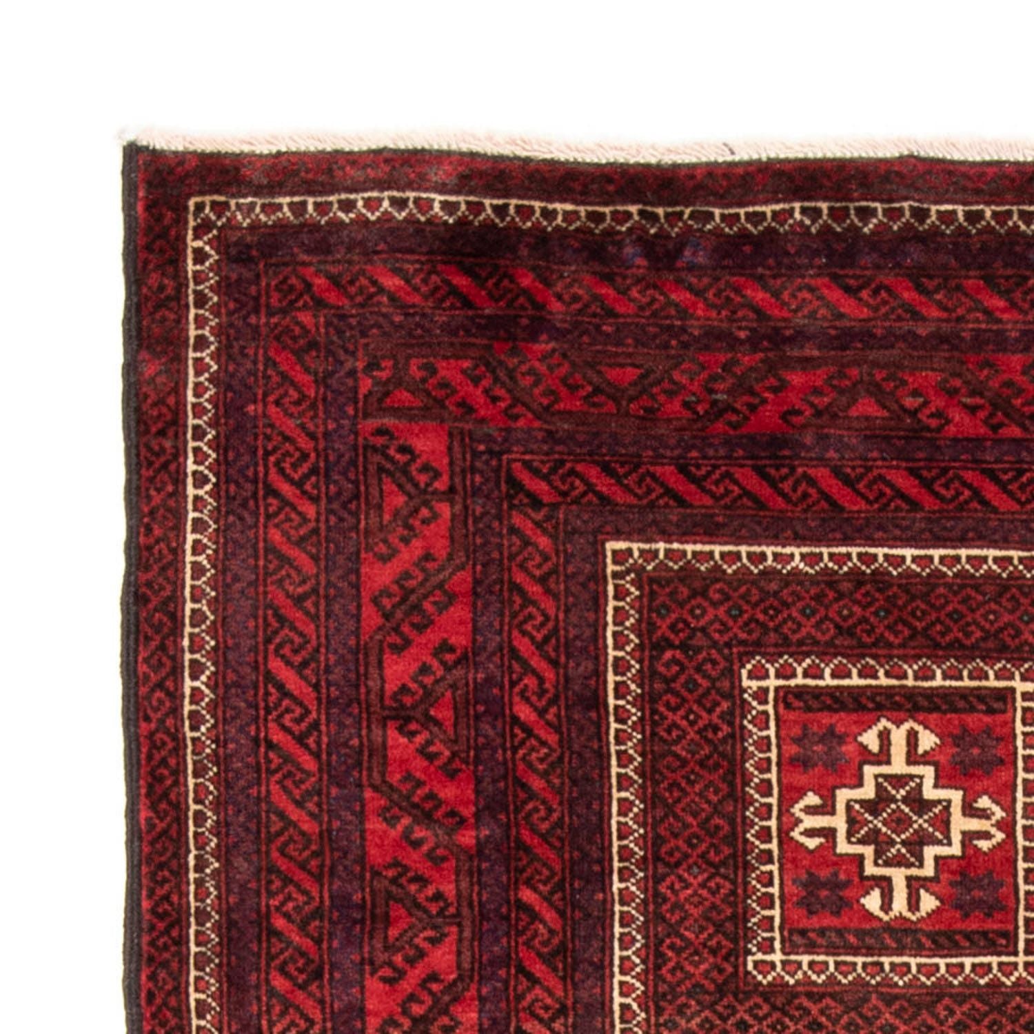 Alfombra de pasillo Alfombra Belutsch - 202 x 108 cm - rojo