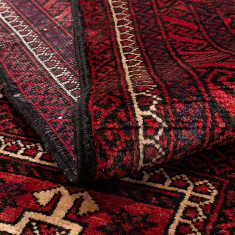 Alfombra de pasillo Alfombra Belutsch - 202 x 108 cm - rojo