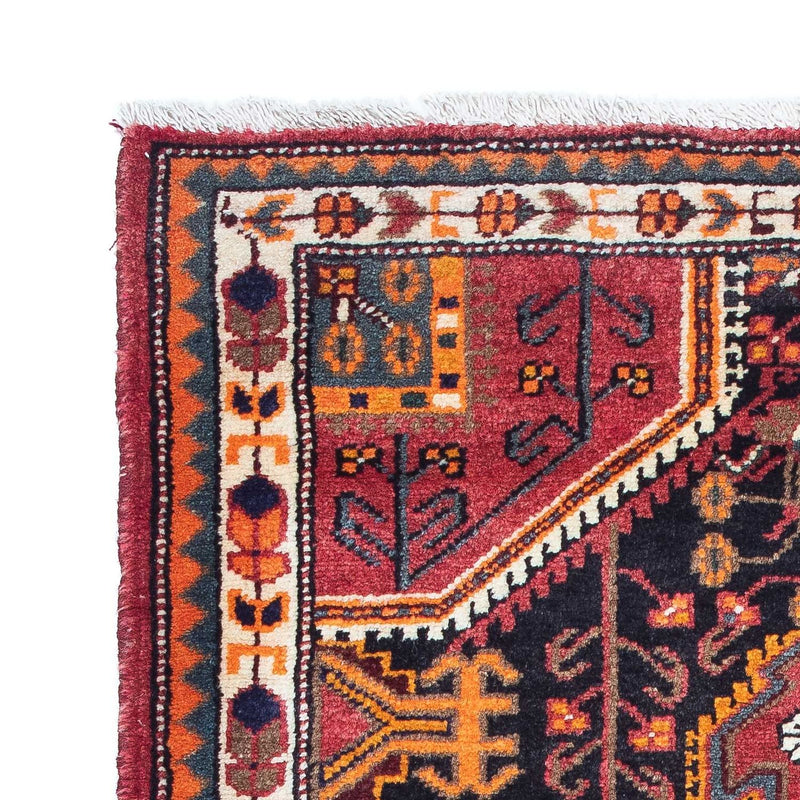 Alfombra persa - Nómada - 142 x 90 cm - rojo claro