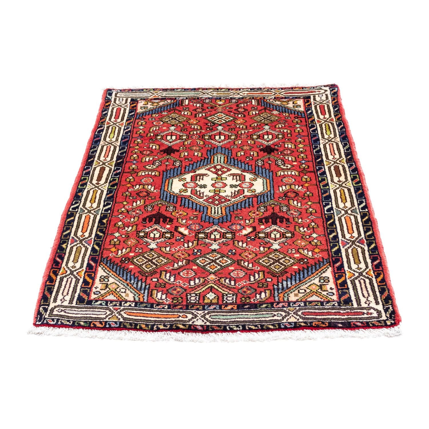 Alfombra persa - Nómada - 120 x 83 cm - rojo
