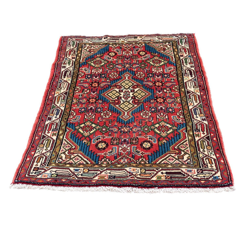 Alfombra persa - Nómada - 128 x 80 cm - rojo claro