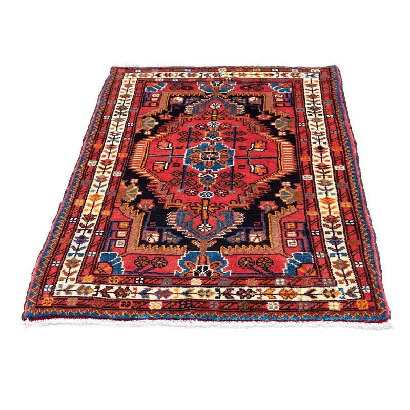 Alfombra persa - Nómada - 122 x 80 cm - rojo claro