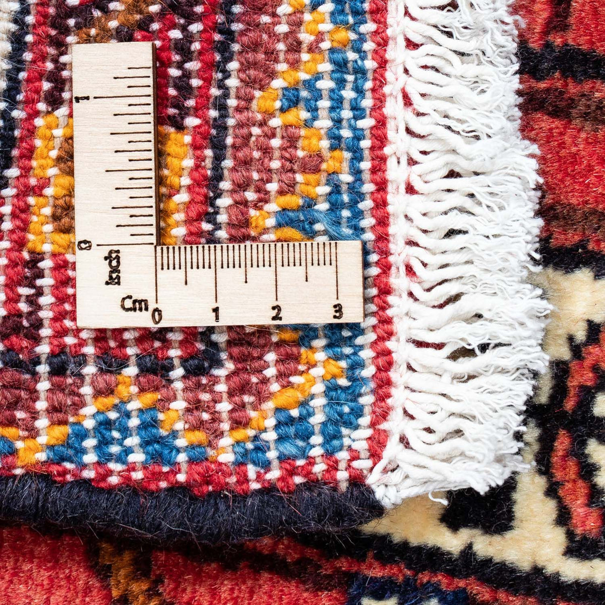 Alfombra persa - Nómada - 122 x 80 cm - rojo claro