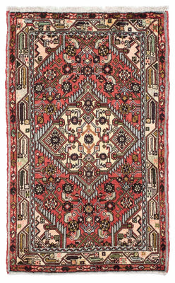 Alfombra persa - Nómada - 123 x 77 cm - rojo claro