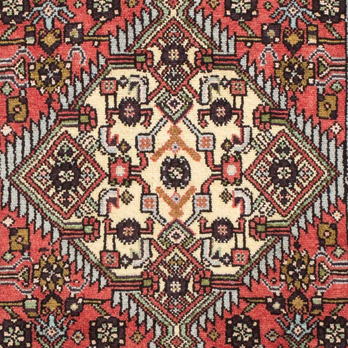 Alfombra persa - Nómada - 123 x 77 cm - rojo claro