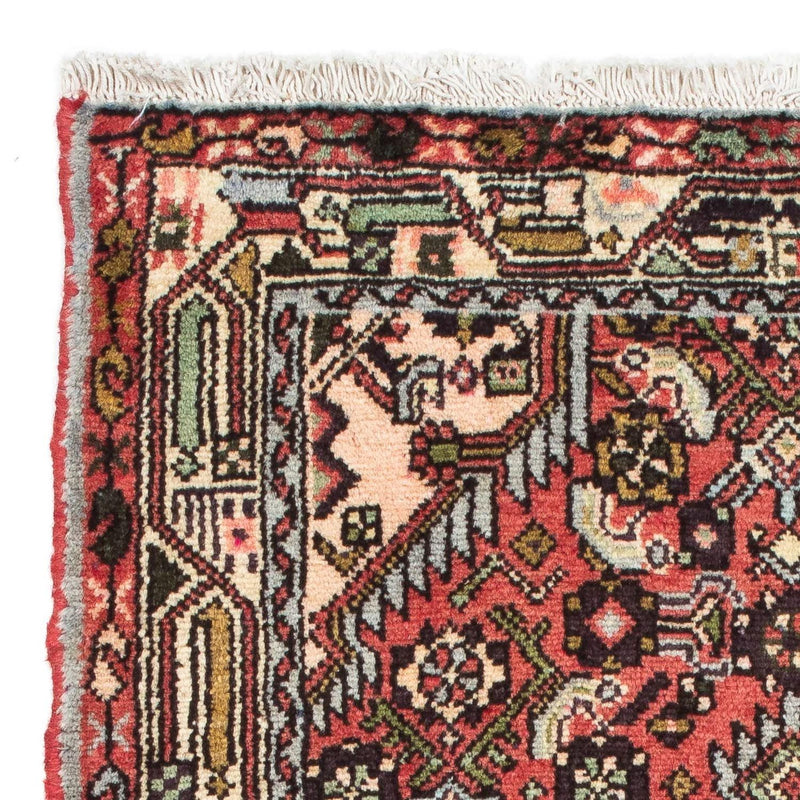 Alfombra persa - Nómada - 123 x 77 cm - rojo claro