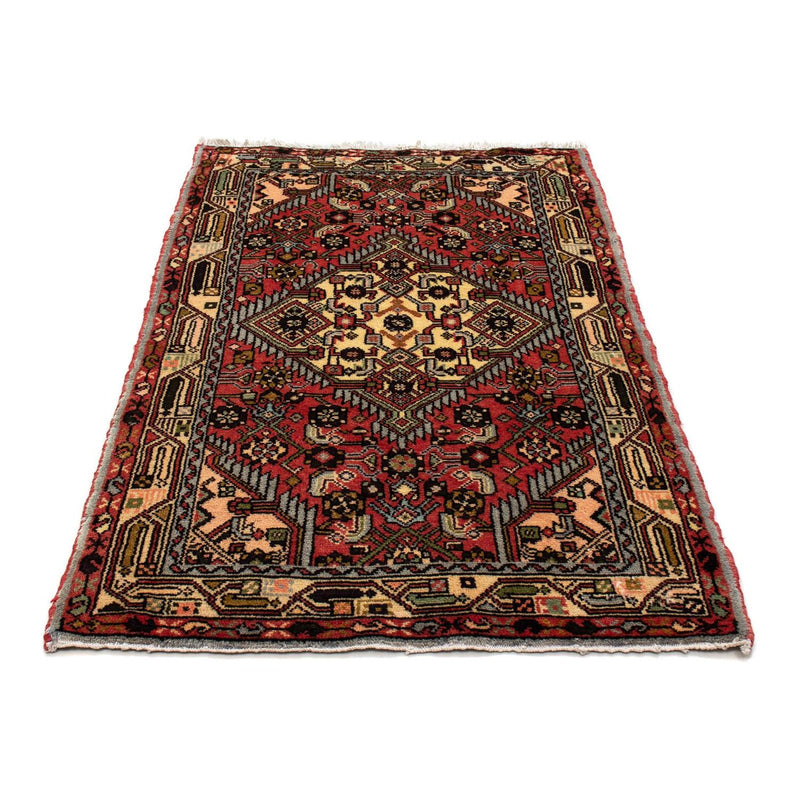 Alfombra persa - Nómada - 123 x 77 cm - rojo claro