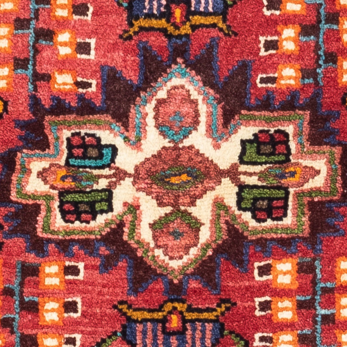 Alfombra persa - Nómada - 120 x 80 cm - rojo
