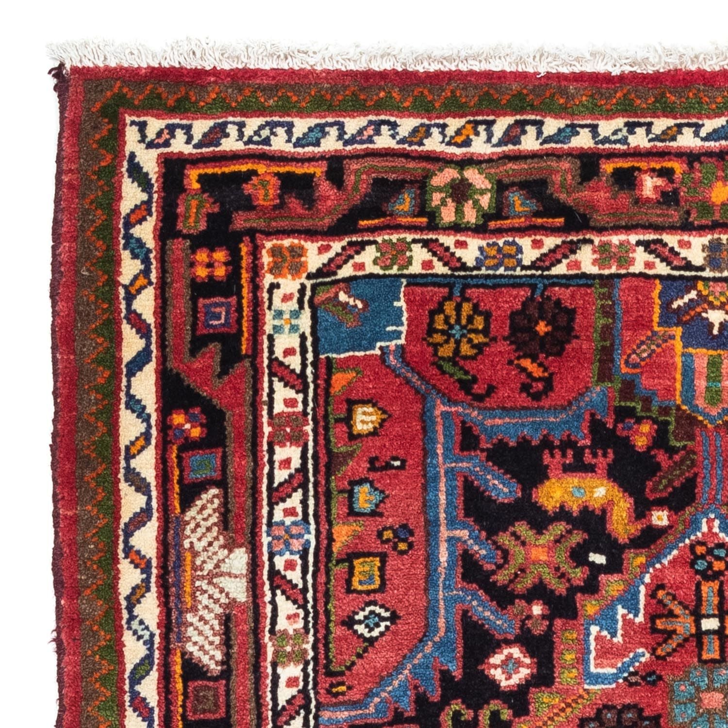 Alfombra persa - Nómada - 120 x 80 cm - rojo