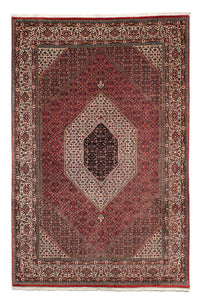 Alfombra persa - Bidjar - 303 x 203 cm - rojo