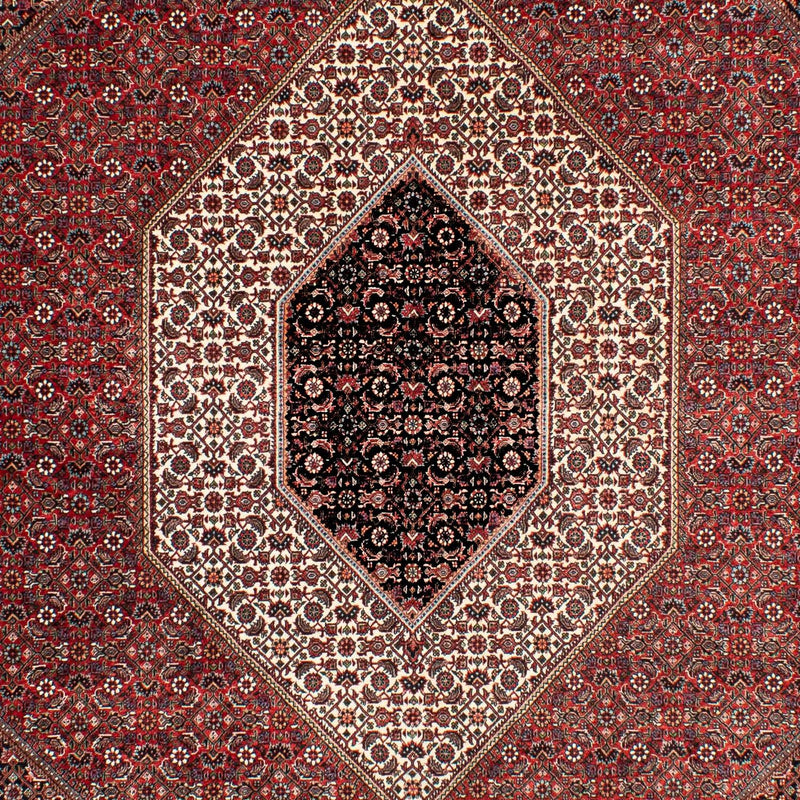 Alfombra persa - Bidjar - 303 x 203 cm - rojo