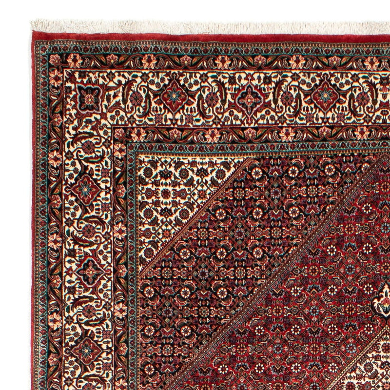 Alfombra persa - Bidjar - 303 x 203 cm - rojo
