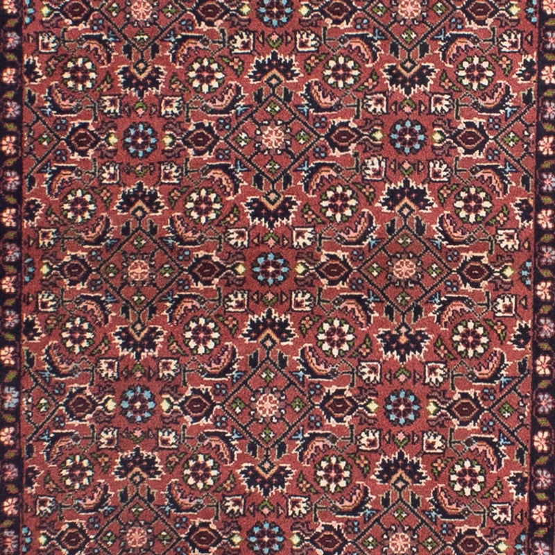 Alfombra de pasillo Alfombra persa - Bidjar - 290 x 84 cm - rojo claro