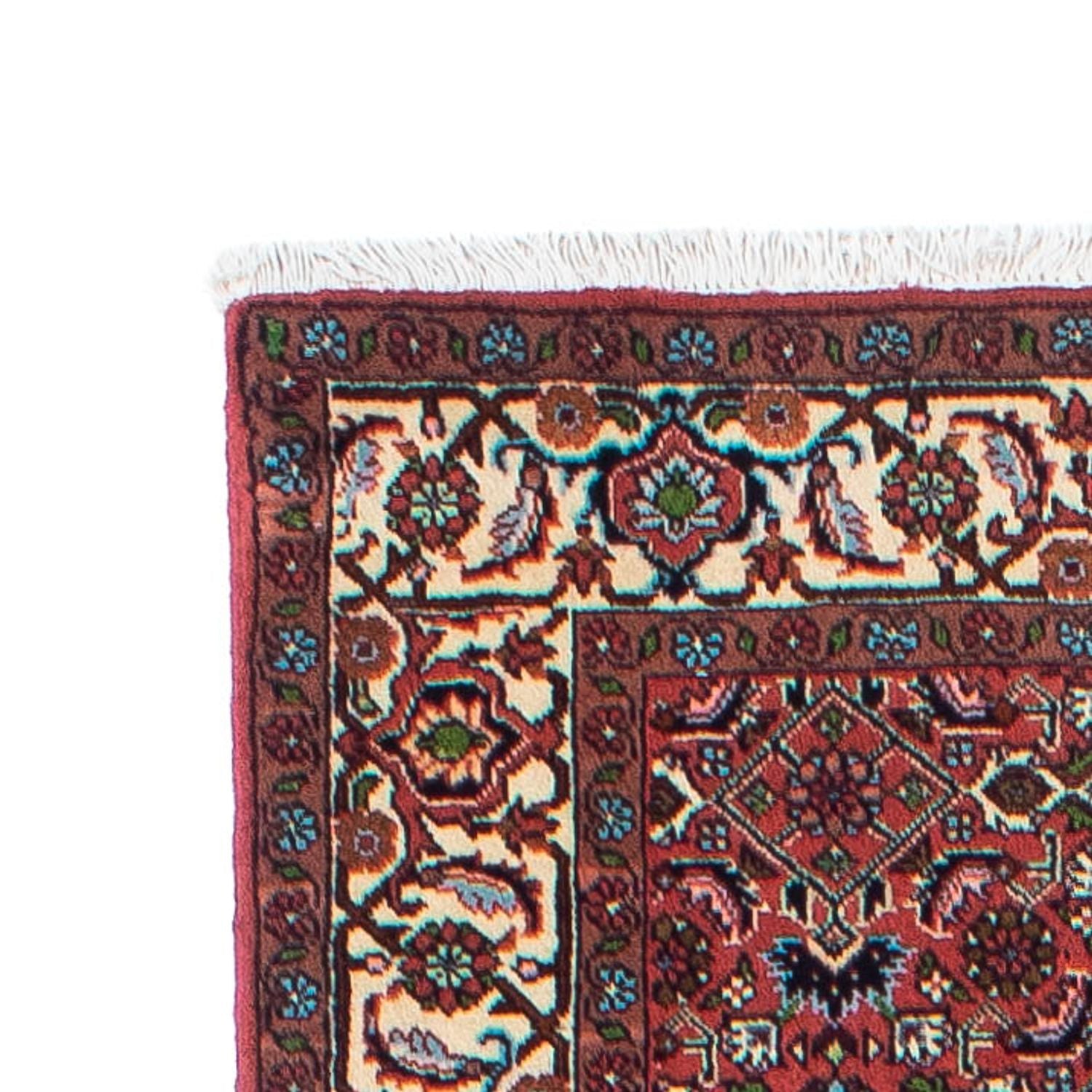 Alfombra de pasillo Alfombra persa - Bidjar - 296 x 81 cm - rojo claro