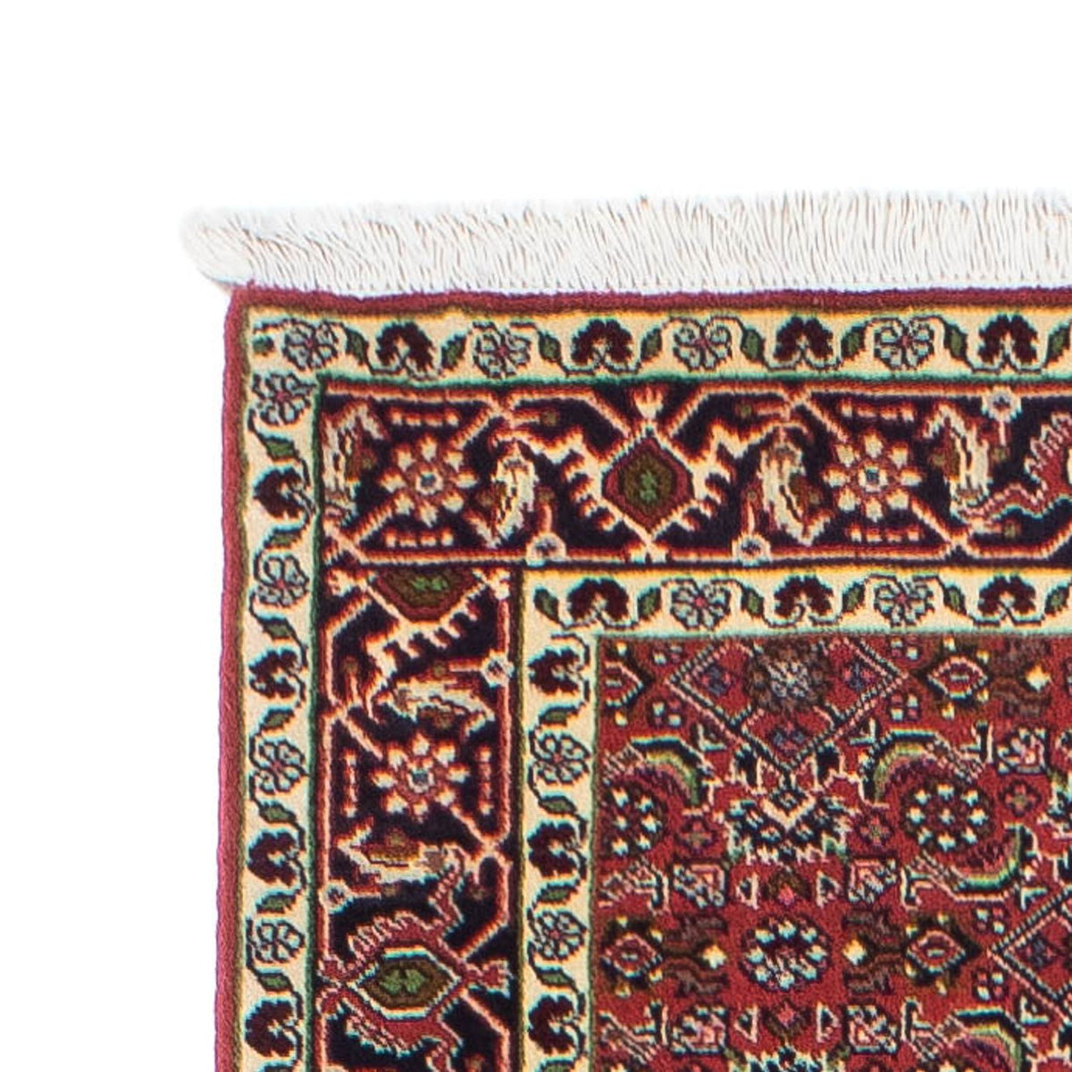 Alfombra de pasillo Alfombra persa - Bidjar - 249 x 73 cm - rojo claro