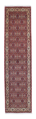 Alfombra de pasillo Alfombra persa - Bidjar - 293 x 73 cm - rojo claro