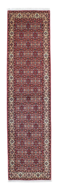 Alfombra de pasillo Alfombra persa - Bidjar - 293 x 73 cm - rojo claro