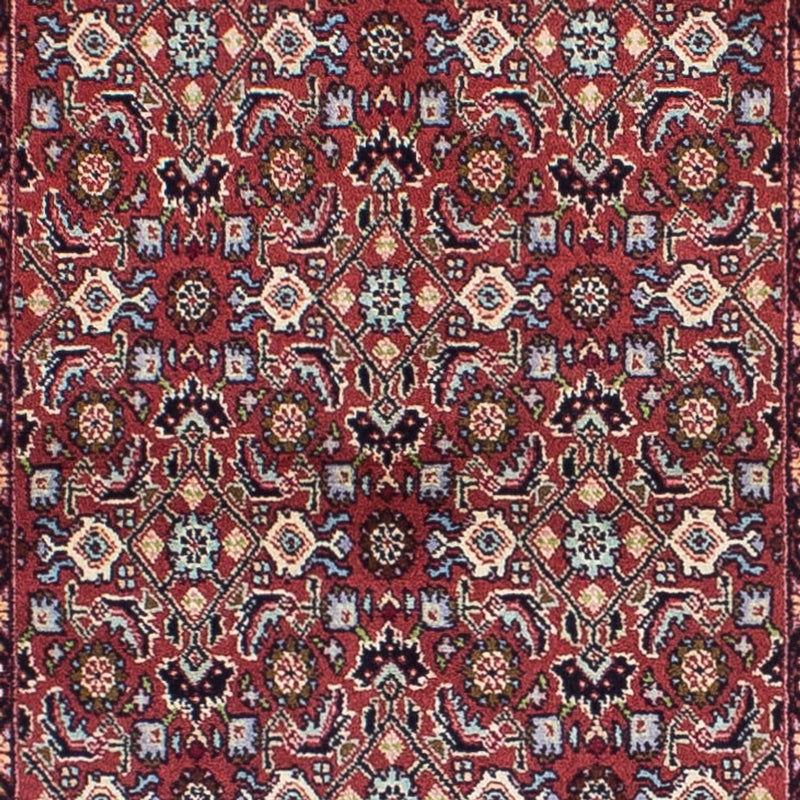 Alfombra de pasillo Alfombra persa - Bidjar - 293 x 73 cm - rojo claro