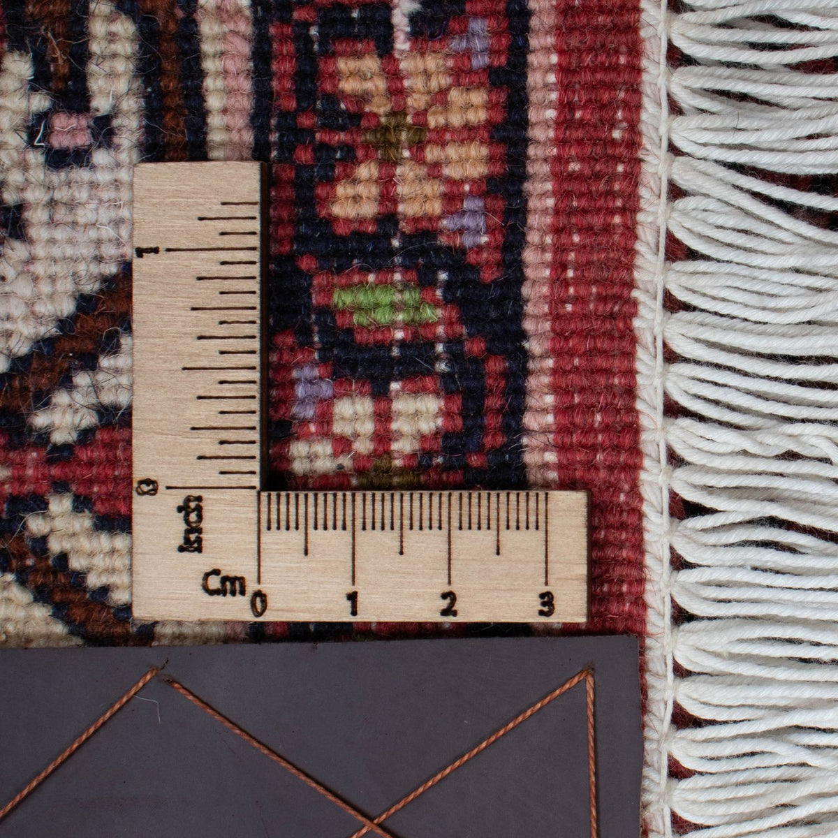 Alfombra de pasillo Alfombra persa - Bidjar - 293 x 73 cm - rojo claro