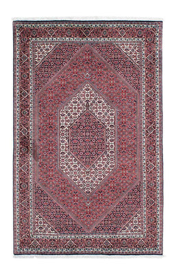 Alfombra persa - Bidjar - 204 x 131 cm - rojo claro