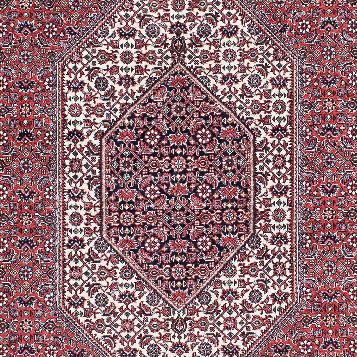 Alfombra persa - Bidjar - 204 x 131 cm - rojo claro